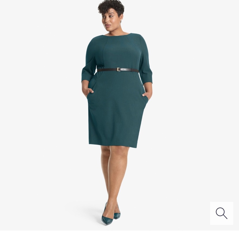Etsuko 3/4 Sleeve Work Dress size +1
